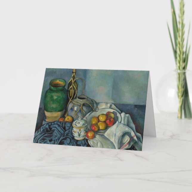 Paul Cezanne - Still Life with Apples Card (Front)