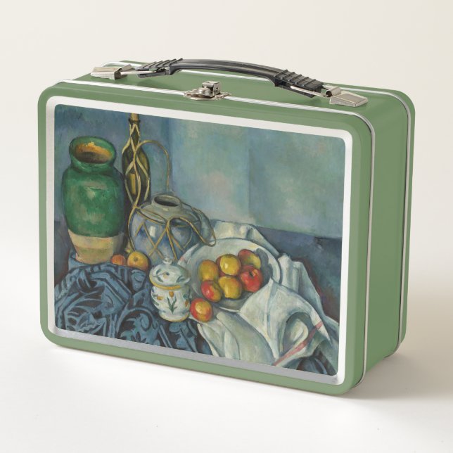 Paul Cezanne - Still Life with Apples Metal Lunch Box (Front)