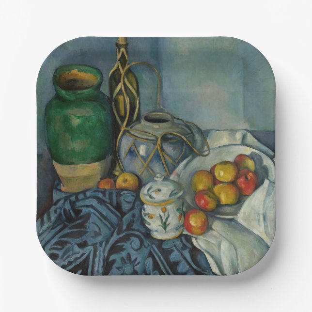 Paul Cezanne - Still Life with Apples Paper Plate (Front)