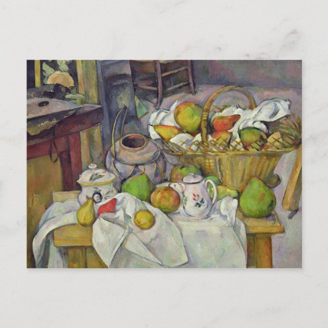 Paul Cezanne | Still life with basket, 1888-90 Postcard (Front)