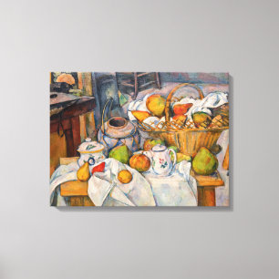 Paul Cezanne - Still Life with Basket Canvas Print