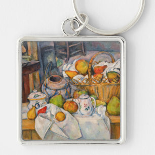 Paul Cezanne - Still Life with Basket Key Ring