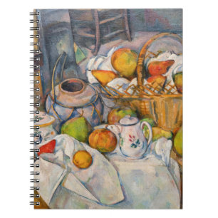 Paul Cezanne - Still Life with Basket Notebook