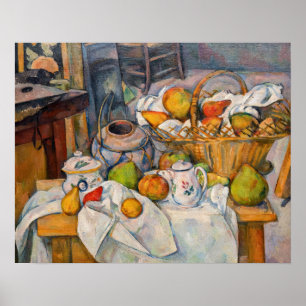 Paul Cezanne - Still Life with Basket Poster