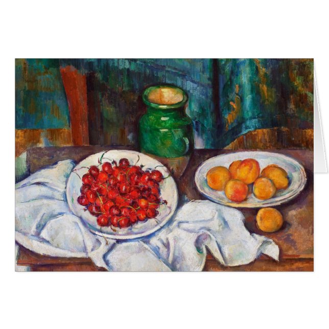 Paul Cezanne Still Life With Cherries And Peaches (Front Horizontal)