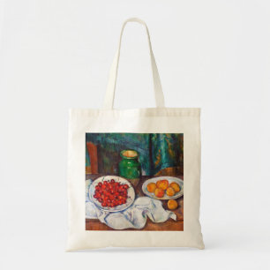 Paul Cezanne Still Life With Cherries And Peaches Tote Bag