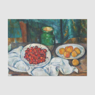 Paul Cezanne - Still Life with Cherries and Peachs Tissue Paper