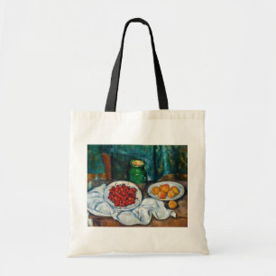 Paul Cezanne - Still Life with Cherries and Peachs Tote Bag