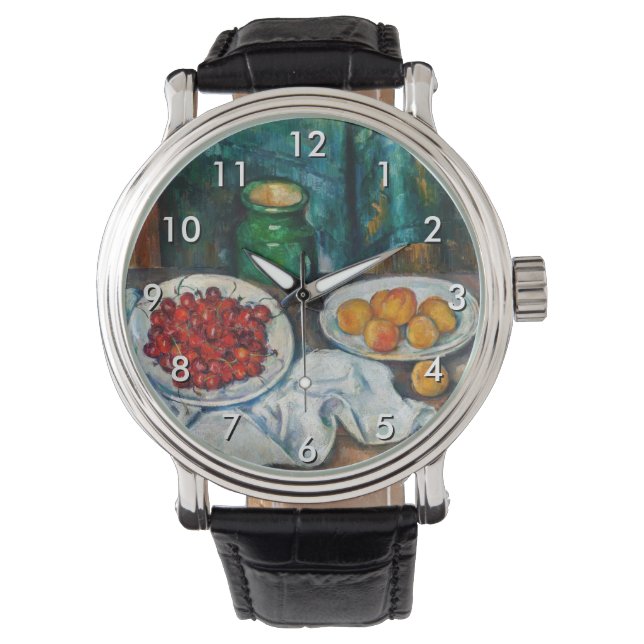 Paul Cezanne - Still Life with Cherries and Peachs Watch (Front)