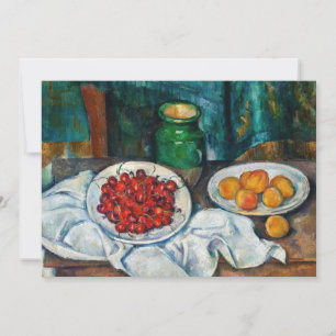 Paul Cezanne - Still Life with Cherries & Peaches Thank You Card