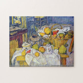 Paul Cezanne - Still Life with Fruit Basket Jigsaw Puzzle