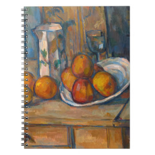 Paul Cezanne - Still Life with Milk Jug and Fruits Notebook