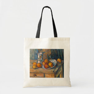 Paul Cezanne - Still Life with Milk Jug and Fruits Tote Bag