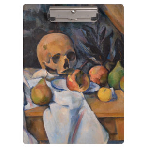 Paul Cezanne - Still Life with Skull Clipboard