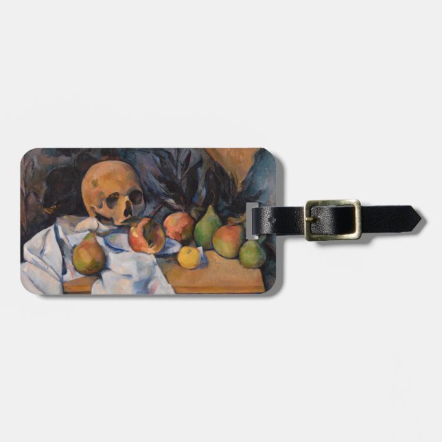 Paul Cezanne - Still Life with Skull Luggage Tag (Front Horizontal)