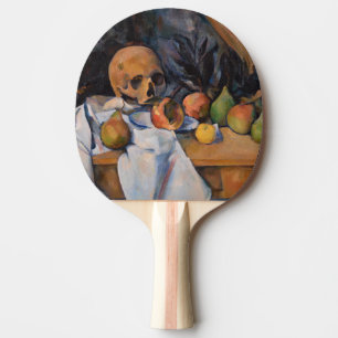 Paul Cezanne - Still Life with Skull Ping Pong Paddle