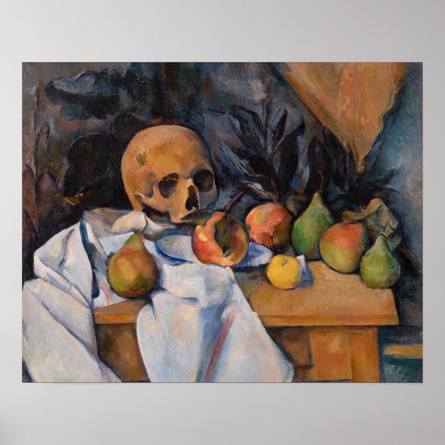 Paul Cezanne - Still Life with Skull Poster (Front)