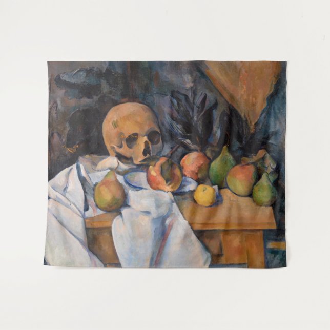 Paul Cezanne - Still Life with Skull Tapestry (Front (Horizontal))
