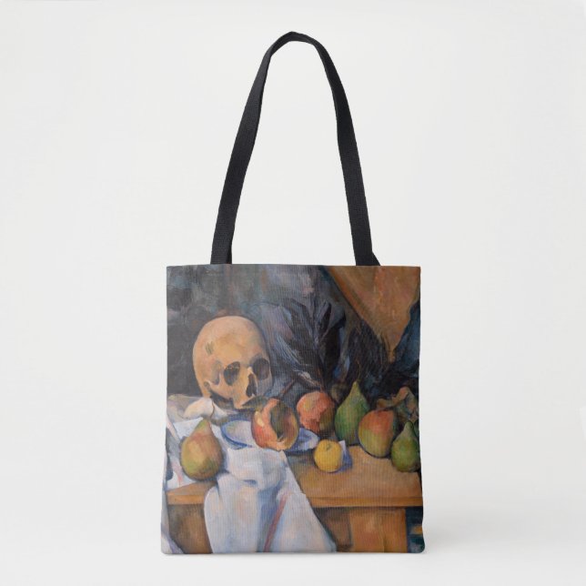 Paul Cezanne - Still Life with Skull Tote Bag (Front)