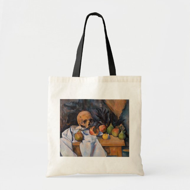 Paul Cezanne - Still Life with Skull Tote Bag (Front)