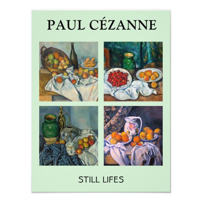 Paul Cezanne  - Still Lifes Masterpieces Selection Photo Print (Front)