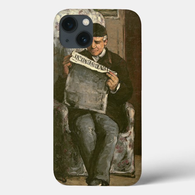 Paul Cezanne | The Artist's Father, Reading "L'�v� Case-Mate iPhone Case (Back)