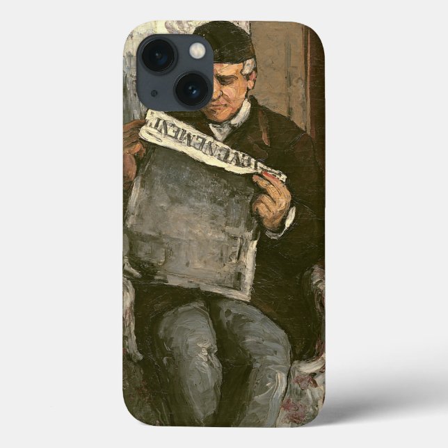 Paul Cezanne | The Artist's Father, Reading "L'�v� Case-Mate iPhone Case (Back)