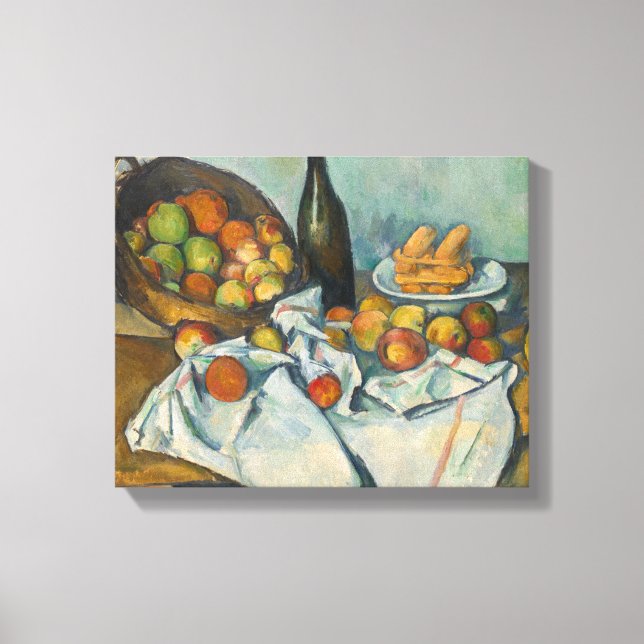 Paul Cezanne - The Basket of Apples Canvas Print (Front)