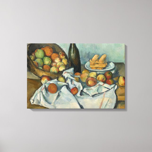 Paul Cezanne - The Basket of Apples Canvas Print (Front)