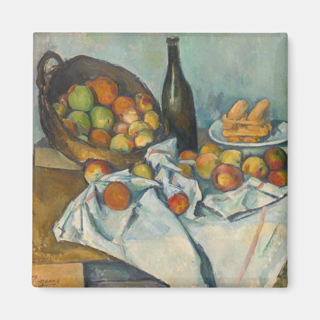 Paul Cezanne - The Basket of Apples Magnet (Front)