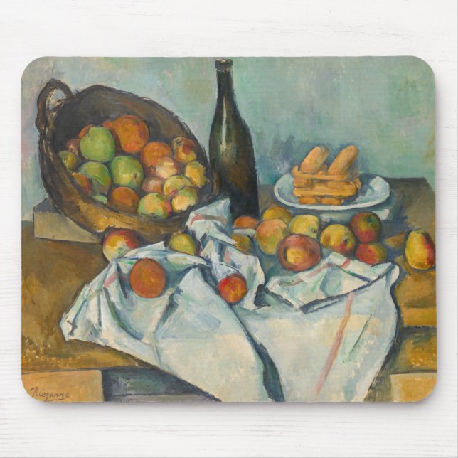 Paul Cezanne - The Basket of Apples Mouse Mat (Front)