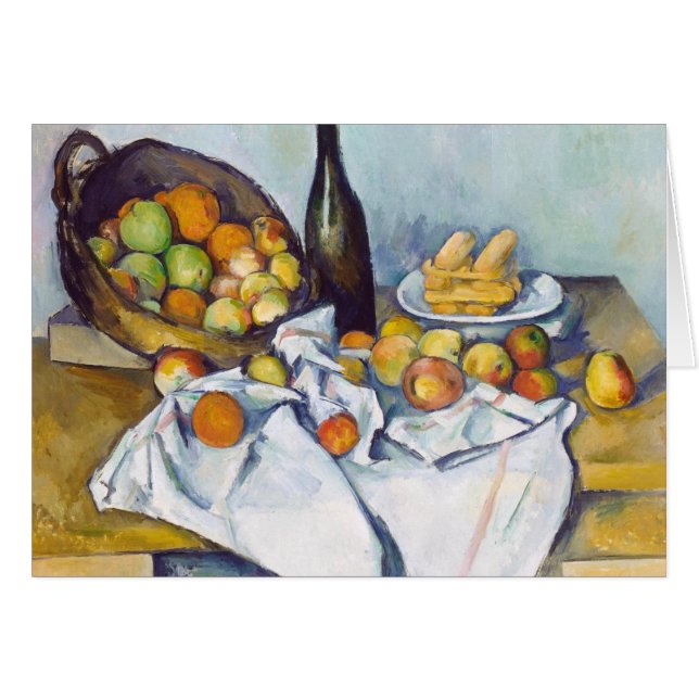 Paul Cézanne The Basket of Apples painting art (Front Horizontal)
