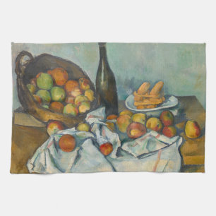 Paul Cezanne - The Basket of Apples Tea Towel