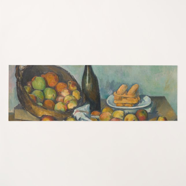 Paul Cezanne - The Basket of Apples Yoga Mat (Front (Horizontal))
