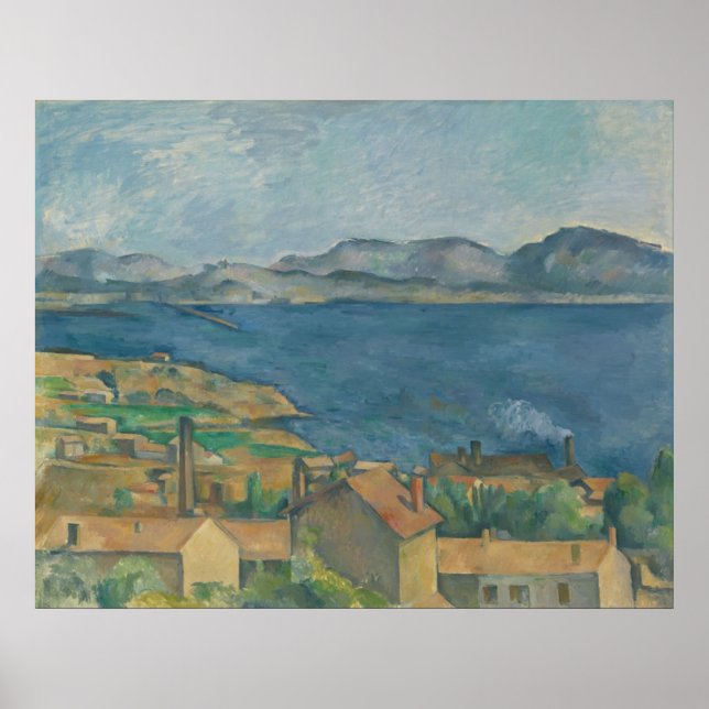 Paul Cézanne - The Bay of Marseilles Poster (Front)