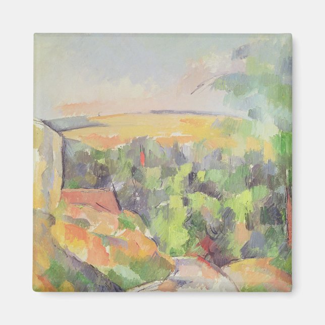 Paul Cezanne | The Bend in the road, 1900-06 Magnet (Front)