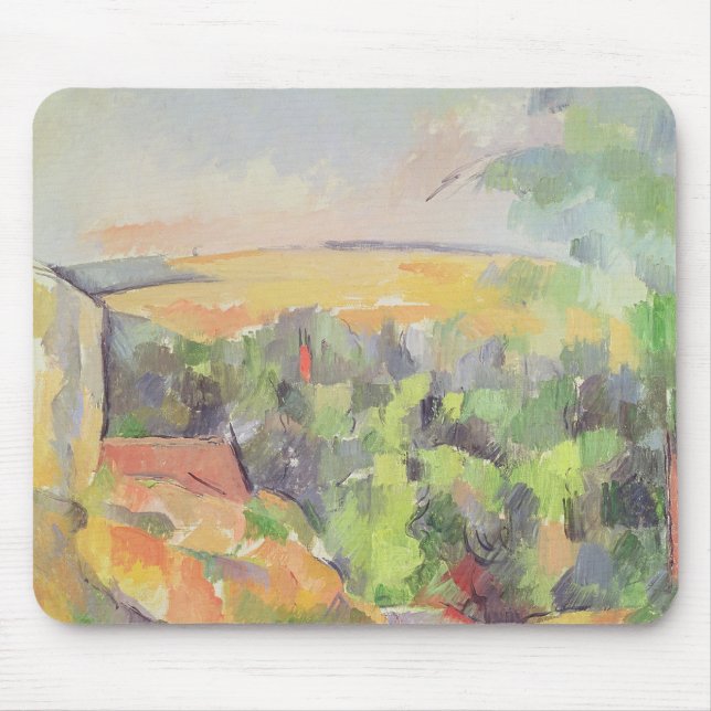 Paul Cezanne | The Bend in the road, 1900-06 Mouse Mat (Front)
