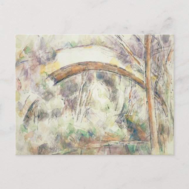 Paul Cezanne - The Bridge of Trois-Sautets Postcard (Front)