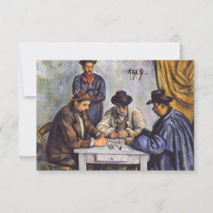 Paul Cezanne - The Card