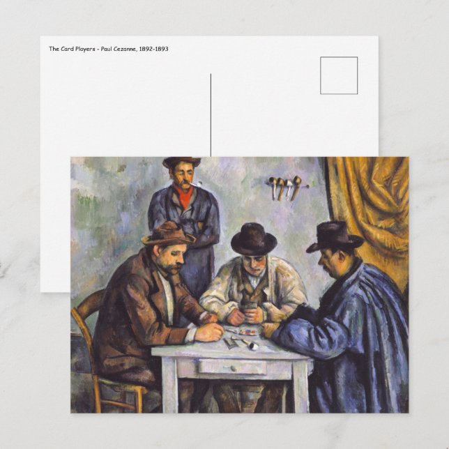 Paul Cezanne - The Card Players (Front/Back)