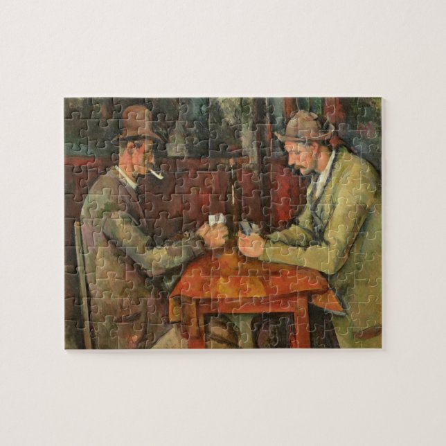 Paul Cezanne | The Card Players, 1893-96 Jigsaw Puzzle (Horizontal)