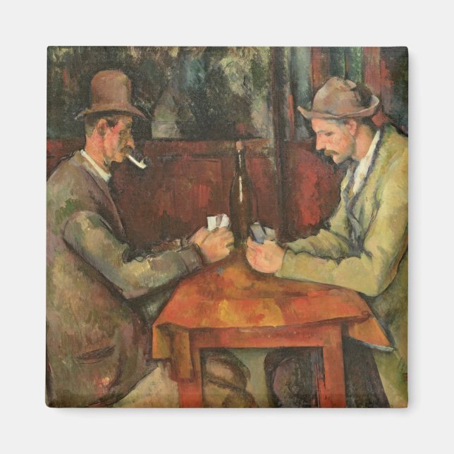 Paul Cezanne | The Card Players, 1893-96 Magnet (Front)