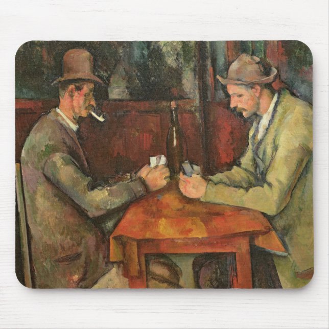 Paul Cezanne | The Card Players, 1893-96 Mouse Mat (Front)