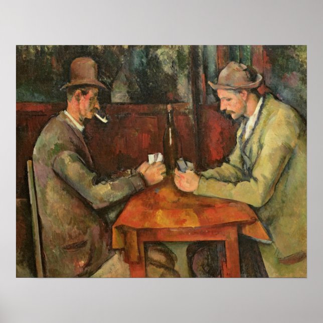 Paul Cezanne | The Card Players, 1893-96 Poster (Front)