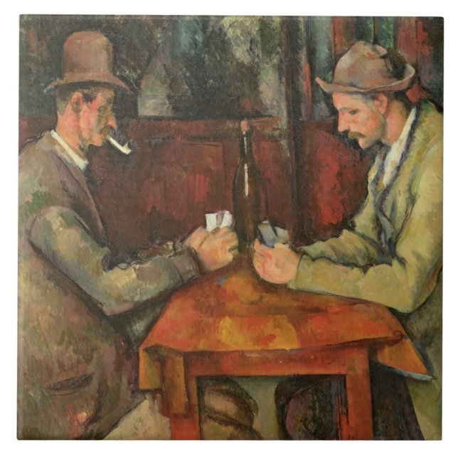 Paul Cezanne | The Card Players, 1893-96 Tile (Front)