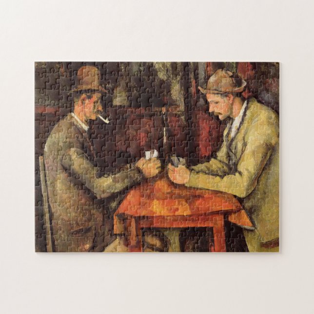 PAUL CEZANNE - The card players 1894 Jigsaw Puzzle (Horizontal)
