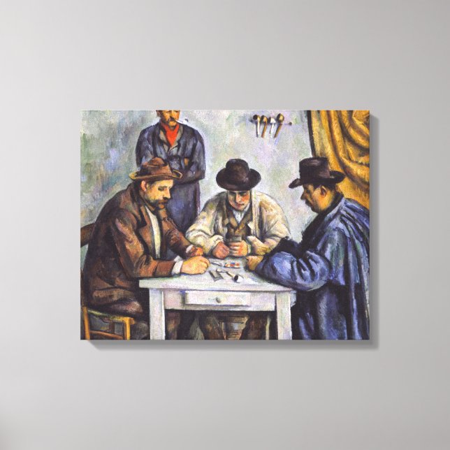 Paul Cezanne - The Card Players Canvas Print (Front)