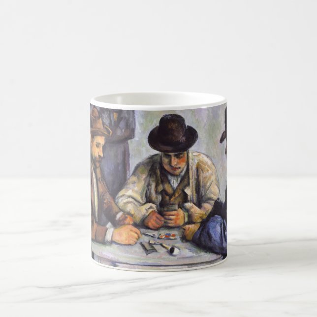 Paul Cezanne - The Card Players Coffee Mug (Center)