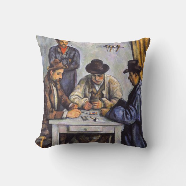 Paul Cezanne - The Card Players Cushion (Front)