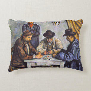 Paul Cezanne - The Card Players Decorative Cushion